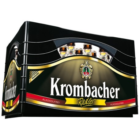 Krombacher Radler alkoholfrei (24/0,33 Ltr. Glas MEHRWEG)