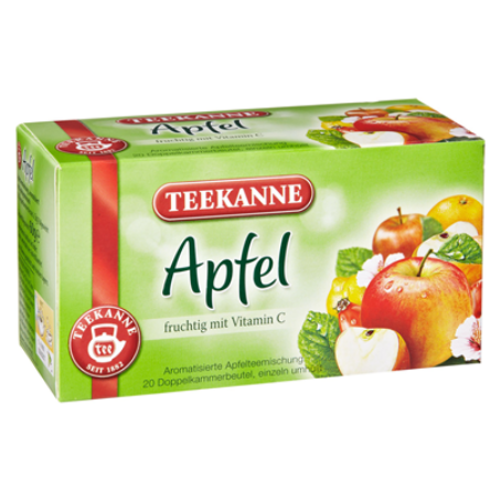 Teekanne Tee Apfel fruchtig