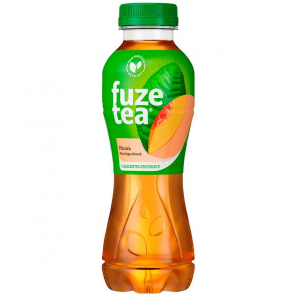 Süß, fruchtig und erfrischend – Fuze Tea Pfirsich bringt sommerlichen Pfirsichgeschmack ins Glas.