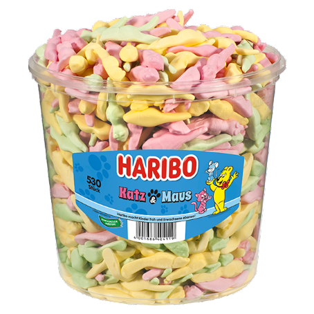 Haribo KATZ & MAUS Dose (1060)