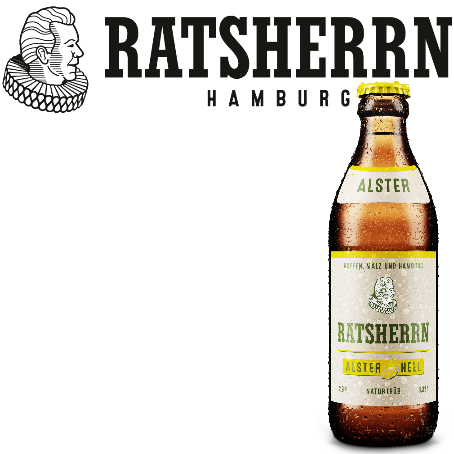 Ratsherrn Alster hell (20/0,33 Ltr. Mehrweg)