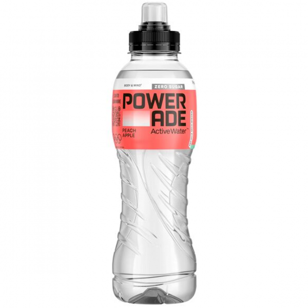 Powerade Active Water Pfirsich Apfel (12/0,50 Ltr. EINWEG)