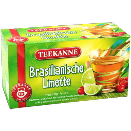 Teekanne Brasilianische Limette Früchtetee