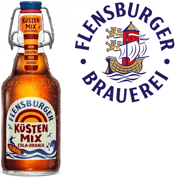 FLENSBURGER KÜSTENMIX Cola-Orange (20/0,33 Ltr. Glas MEHRWEG)