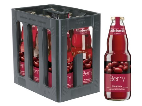 Klindworth Cranberrynektar (6/1 Ltr. Glas MEHRWEG)