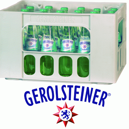 Gerolsteiner Gourmet medium (24/0,25 Ltr. Glas MEHRWEG)