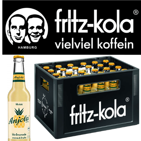 Anjola Ananas Limette (24/0,33 Ltr. Glas MEHRWEG)