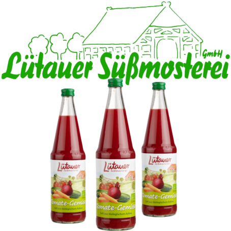 Lütauer Tomaten-Gemüsesaft (6/0,7 Ltr. Glas MEHRWEG)