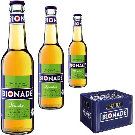 Bionade Kräuter (24/0,33 Ltr. Glas MEHRWEG)