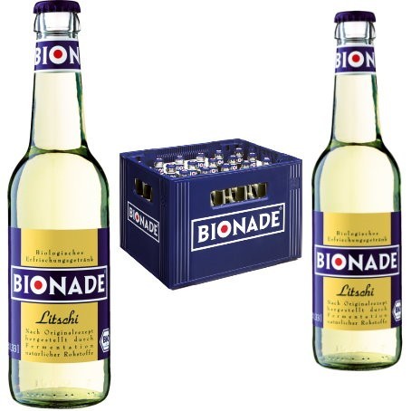 Bionade Litschi (24/0,33 Ltr. Glas MEHRWEG)