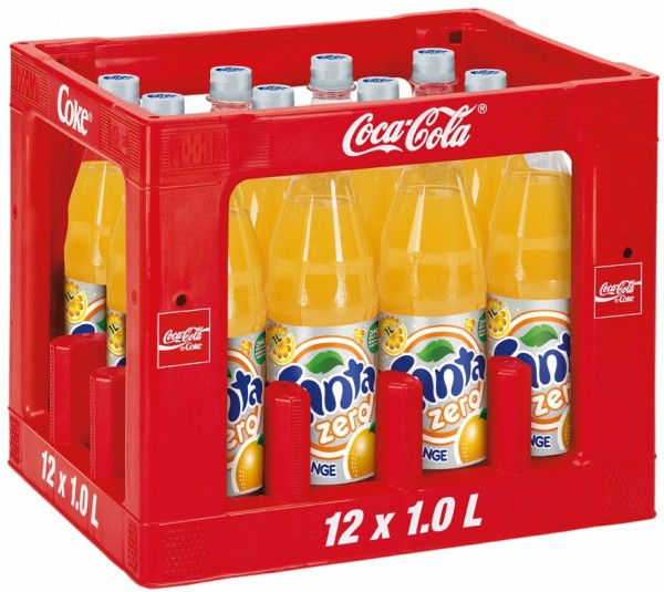 Fanta Orange Zero (12/1,0 Ltr. PET MEHRWEG)