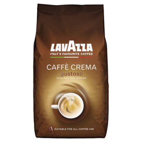 Lavazza Caffe Crema Gustoso ganze Bohnen (1 kg Beutel)