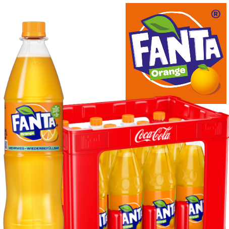 Fanta Orange (12/1,0 Ltr. PET MEHRWEG)