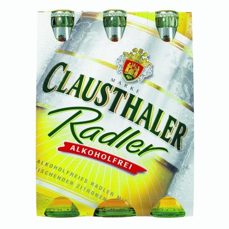 Clausthaler Radler (24/0,33 Ltr. Glas MEHRWEG)