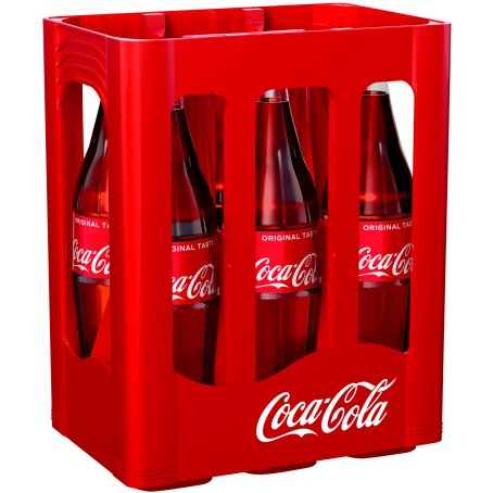 Coca Cola (6/1,0 Ltr. Glas MEHRWEG)