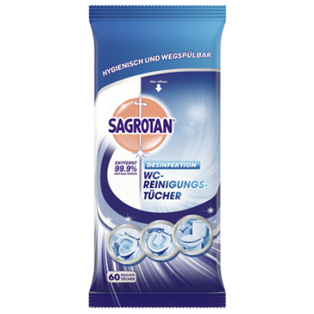 Sagrotan WC-Reinigungstücher (60 Stück)
