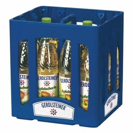 Gerolsteiner Apfelsschorle (6/0,75 Ltr. PET MEHRWEG)