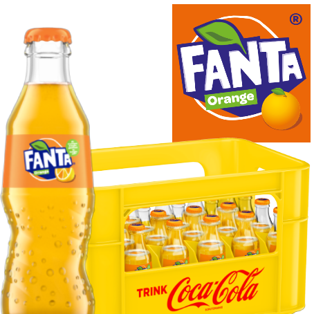 Fanta Orange (24/0,2 Ltr. Glas MEHRWEG)