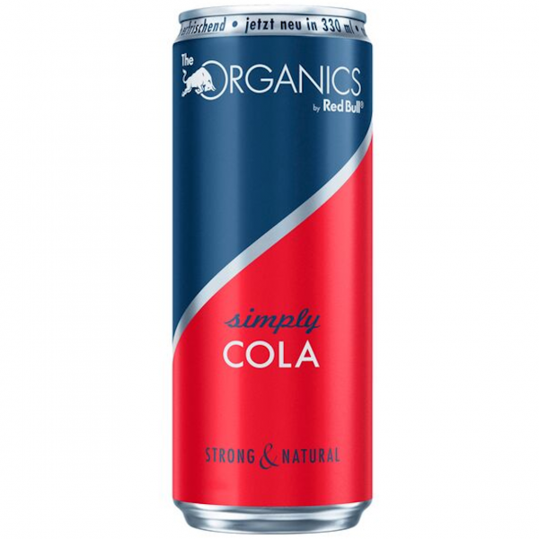 Dose Red Bull Organics Simply Cola – natürliche Bio‑Cola