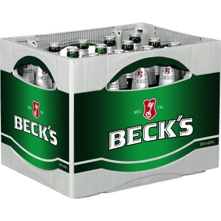 Becks Bier (20/0,5 Ltr. Glas MEHRWEG)