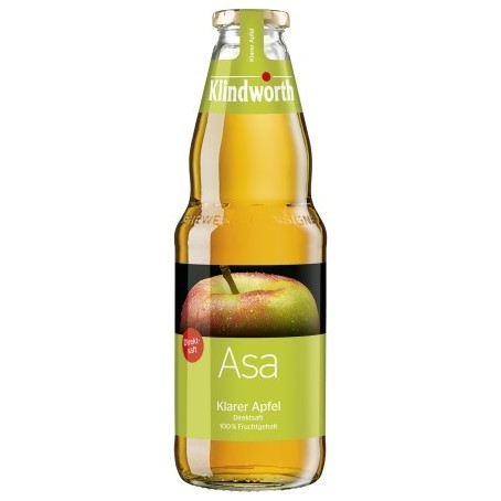 Klindworth Apfel klar (Einzelflasche 1,0 Ltr. MEHRWEG)