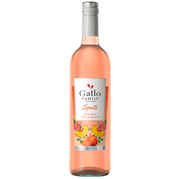 Gallo Spritz Pfirsich Nektarine, fruchtiger Spritz, zartorange Farbe