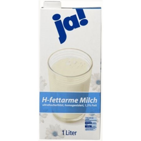 JA H-Milch 1,5% Fett (12 x 1,0 Ltr.)
