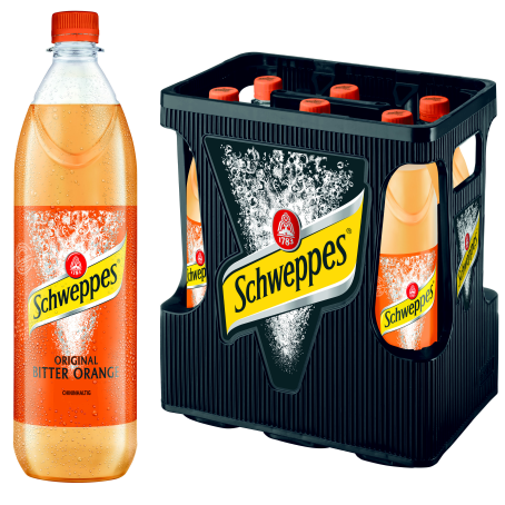 Schweppes Bitter Orange (6/1 Ltr. PET MEHRWEG)