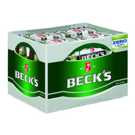 Becks Bier Green Lemon Zero (24/0,33 Ltr. Glas MEHRWEG)