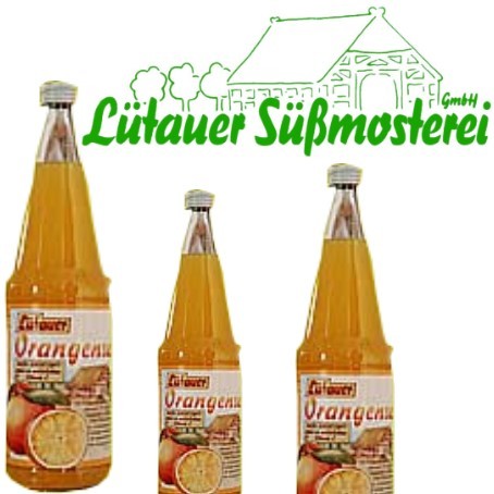 Lütauer Orangendirektsaft (6/0,7 Ltr. Glas MEHRWEG)