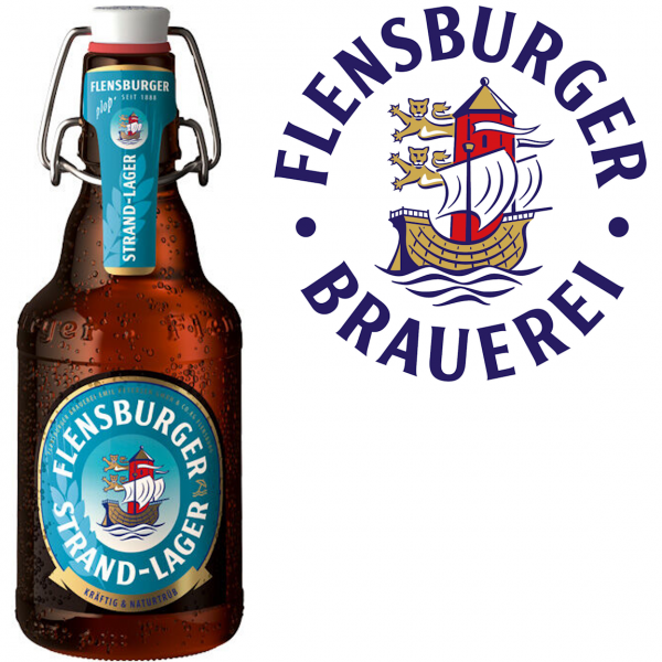 FLENSBURGER STRAND-LAGER (20/0,33 Ltr. Glas MEHRWEG)