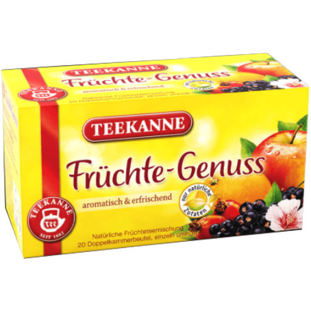 Teekanne Tee Früchte-Genuss