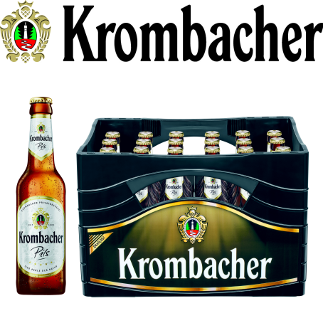 Krombacher Pils (24/0,33 Ltr. Glas MEHRWEG)